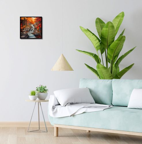 Plakat 30x30cm Jesienne Wodospady na Arena.pl