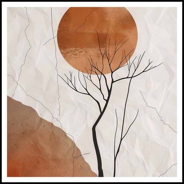 Plakat 100x100cm Surowość Pustyni zdjęcie 3