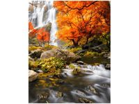 40X50CM JESIENNY WODOSPAD OBRAZ