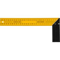 Kątownik Stalowy Ze Skalą Dwustronną 300mm ŻółtoCzarny