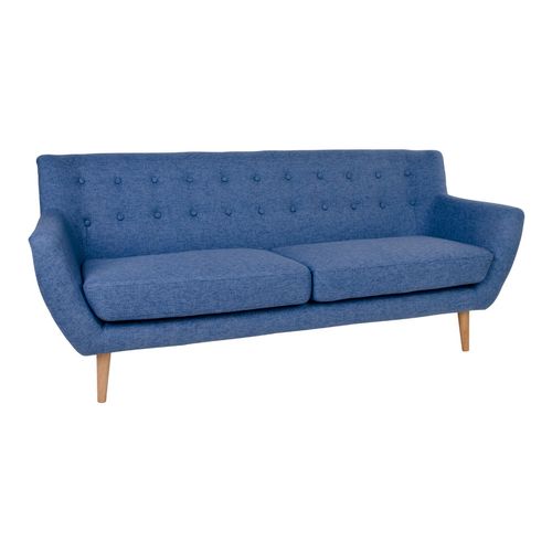 Niebieska sofa trzyosobowa Monte na Arena.pl