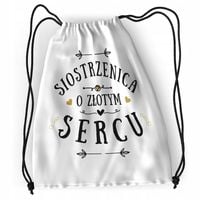 Plecak Dla Siostrzenicy Sportowy Szkolny Worek Z Nadrukiem Ze Zdjęciem