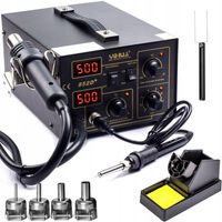 852D+ STACJA LUTOWNICZA HOT-AIR 700W SPAWARKA do PLASTIKU LUTOWNICA HOT-AIR