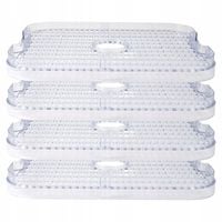 SITO SITA DO SUSZARKI SPOŻYWCZEJ DO GRZYBÓW WARZYW TACKA TACKI ZESTAW 4 SZT