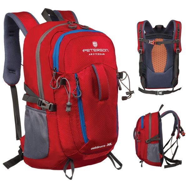 plecak ptn jps-02-8498 red/blu zdjęcie 1