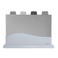 zestaw 4 desek kuchennych w stojaku kinghoff kh-1743