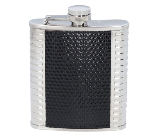 Piersiówka ze Stali Nierdzewnej w EkoSkórze Krokodyla 7 OZ ok. 210 ml na Arena.pl