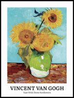 Plakat 60x80cm Design Vase, Van Gogh Vintage do Salonu