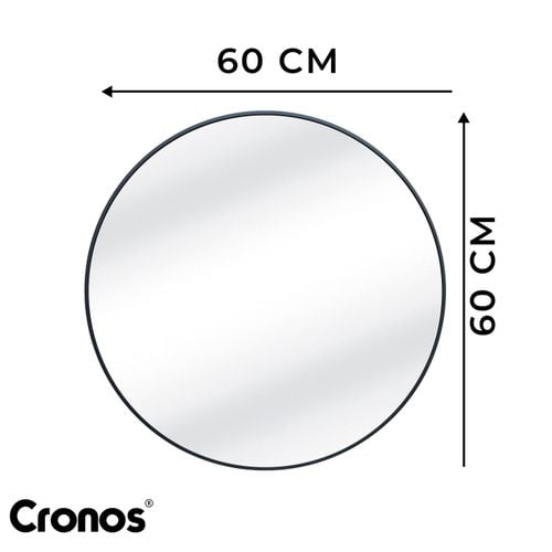 Lustro podgrzewane Cronos okrągłe 60cm Black na Arena.pl