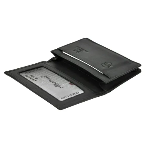 skórzane etui na karty albatross  rfid czarny na Arena.pl