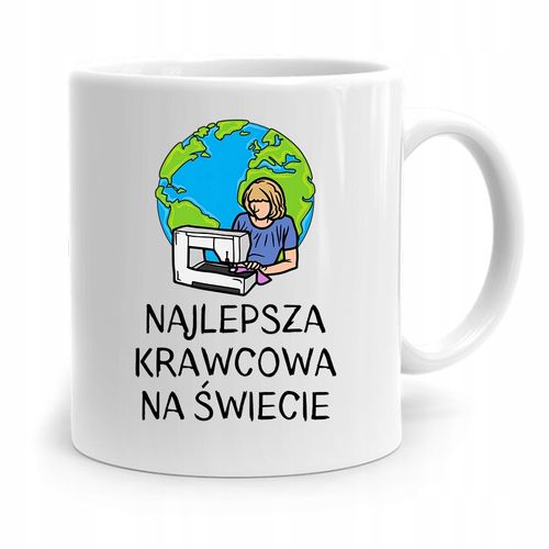 Kubek Prezent Dla Krawcowej Krawca Najlepszej Z Nadrukiem Ze Zdjęciem na Arena.pl