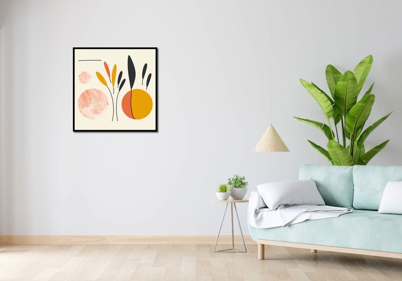 Plakat 70x70cm Słoneczne Refleksy zdjęcie 4