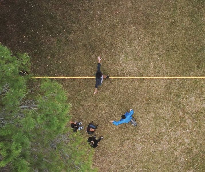 taśma do chodzenia slackline 15m MAŁPISZON zdjęcie 4