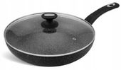 PATELNIA Ceramiczna MARMUROWA 26cm Z Pokrywką INDUKCJA Gaz 4110