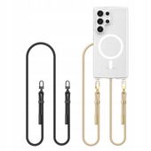Tech-Protect Flexair Chain Magsafe do Samsung Galaxy S25 Ultra Czarne & Beż
