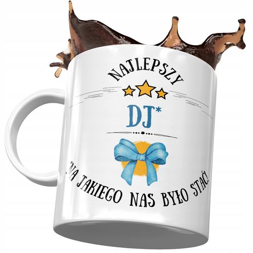 Kubek Dla Dja Najlepszy Dj Prezent Urodziny Z Nadrukiem Ze Zdjęciem na Arena.pl