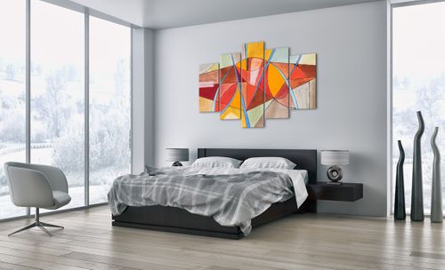 Obraz Na Płótnie - Kompozycja Figury - 150X100 Cm - Ea150X100-3960 na Arena.pl