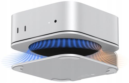 Stojak aluminiowy podstawka MS60 do Mac Mini M4 M4Pro srebrna na Arena.pl