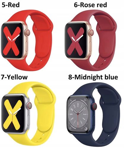 PASEK DO APPLE WATCH 2 3 4 5 6 7 8 9 SE ULTRA 2 38/40/41/42/44/45/49m Sport na Arena.pl