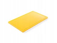 Deska do krojenia HACCP do drobiu GN 1/1 żółta - Hendi 826058