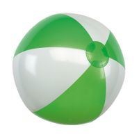 Nadmuchiwana piłka plażowa ATLANTIC, biały, zielony