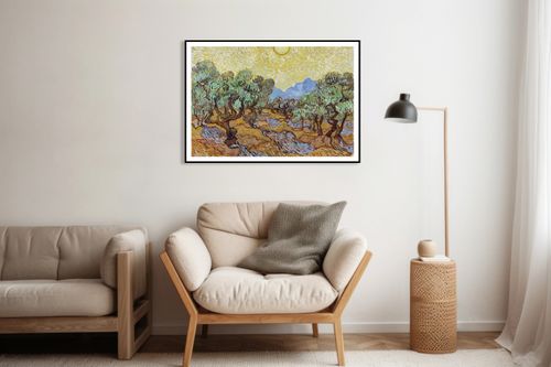 Plakat 40x30cm Olive Trees, Van Gogh Vintage do Salonu na Arena.pl