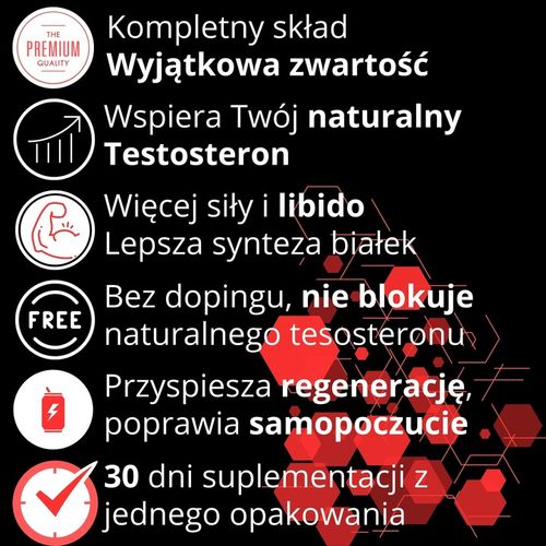 Testosteron Booster Testosteronu Tabletki Libido! buster testosteronu na Arena.pl