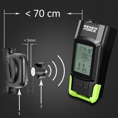 MOCNA Lampka Rowerowa Światło PRZÓD TYŁ na rower licznik rowerowy DZWONEK na Arena.pl