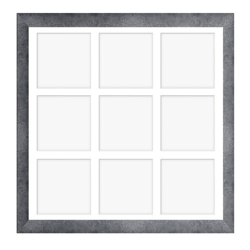 Ramka na 9 zdjęć Hekla 40x40x9 MDF galeria beton 1szt. na Arena.pl