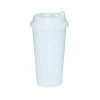 Kubek ECO Tumbler z Białym Wieczkiem Sublimacja Termotransfer