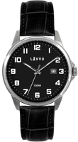 LAVVU Srebrno-czarne zegarki ÖREBRO