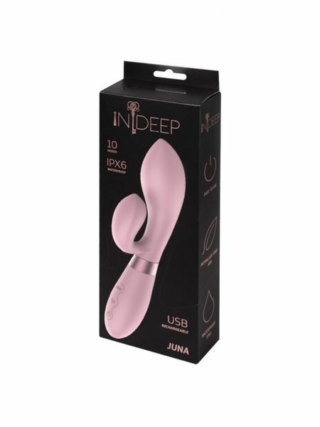 Wibrator-Rechargeable Vibrator Indeep Juna Pink zdjęcie 4