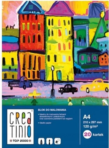 blok do malowania creatinio a4/20k 120g a'10 7611 na Arena.pl
