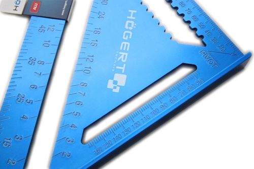 KĄTOWNIK CIESIELSKI STOLARSKI ALUMINIOWY MOCNY 300 x 300 mm HOGERT HT4M214 na Arena.pl