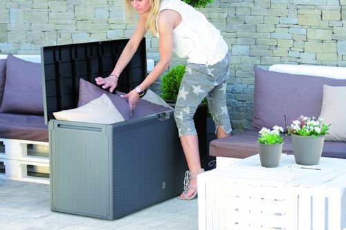 Skrzynia ogrodowa Boxe Rato Plus 290l Antracyt - Prosperplast MBRP290-S433 na Arena.pl