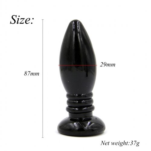 rocket drill 3,4 inch black  anal plug 3,4 inch / 8,7 cm na Arena.pl