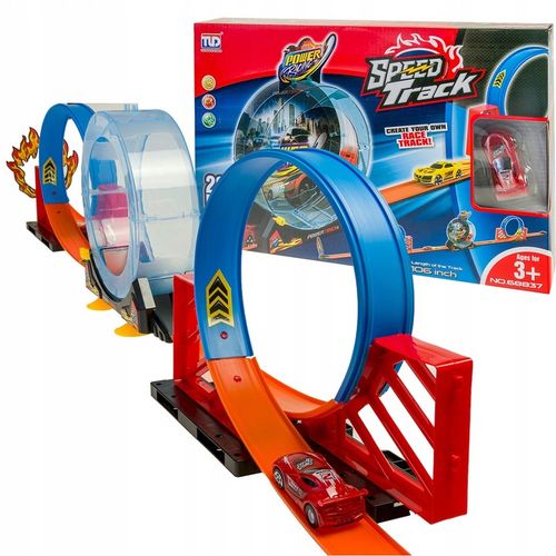 TOR WYŚCIGOWY 3 PĘTLE DLA SAMOCHODZIKÓW AUTKA 3+ na Arena.pl