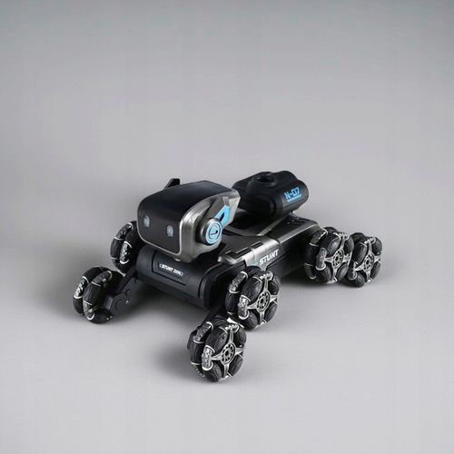 Zdalnie Sterowany Pies Robot 8 Kół Gesty Muzyka Para Wodna Obrót 360 LED na Arena.pl