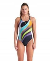 Damski strój kąpielowy basen kostium jednoczęściowy Water Fluids Arena D26