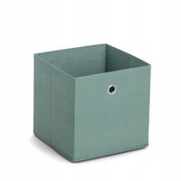 PUDEŁKO DO PRZECHOWYWANIA 22 L ZIELONE Z OTWOREM 28 x 28 x 28 CM