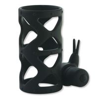 Anello Fallico Timeless Slender Vibring Nero