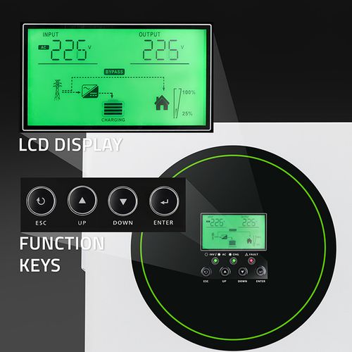 Qoltec Inwerter Solarny 1500W Off-Grid MPPT Wi-Fi na Arena.pl