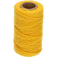 Sznurek bawełniany żółty 2mm/55 m/100 g