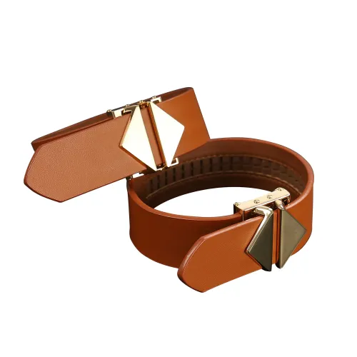 lockink zestaw kajdanek i uprzęży, regulowane, brązowy na Arena.pl