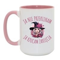 Duży Biało-Różowy 450 ml