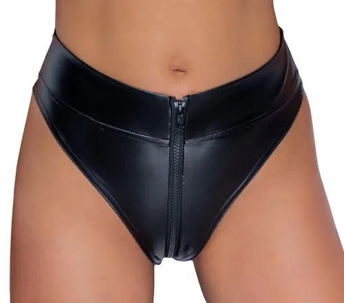 noir xl - wysokie majtki z zamkiem, czarne, powerwetlook na Arena.pl