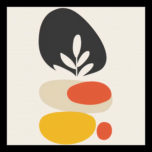 Plakat 20x20cm Botaniczna Spójność zdjęcie 2