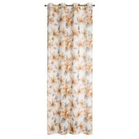 FIRANA FIRANKA PRZELOTKI KWIATY 140X250 CM BIAŁY