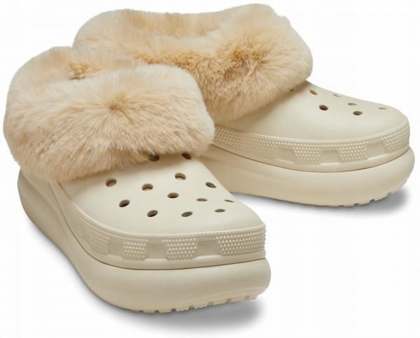 Damskie Ocieplane Buty Chodaki Crocs Furever Crush 208446 Clog 41-42 zdjęcie 1