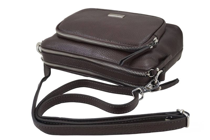 Listonoszka damska codzienna - Brązowa ciemna zdjęcie 5